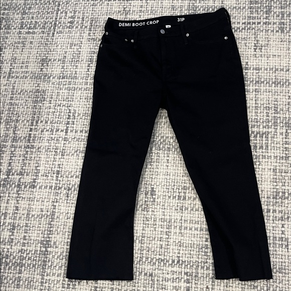 VACATION 9/17-11/7
J.Crew Demi Boot Crop Black Pants - Picture 1 of 8